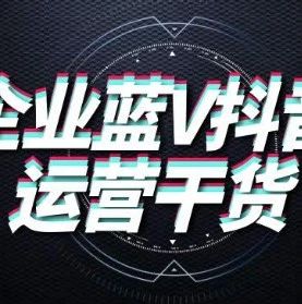 2023抖音蓝V认证的优势